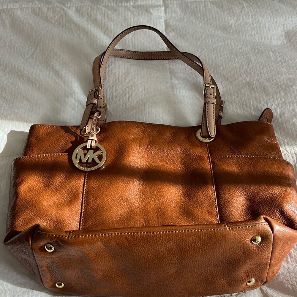 MichalKora double strap bag with side pouches